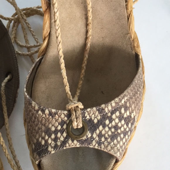 Jean-Michel Cazabat platform espadrilles size 8 - Picture 3 of 7